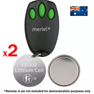 Battery Chamberlain Merlin E945/E945M Garage Door Remote MT100EVO Security +2.0 - Bild 1 von 1