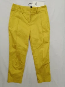 LETONERRE STUDIO - PANTALONI CON PIEGONE DONNA GIALLO - MADE IN ITALY - TG 40 - Foto 1 di 5