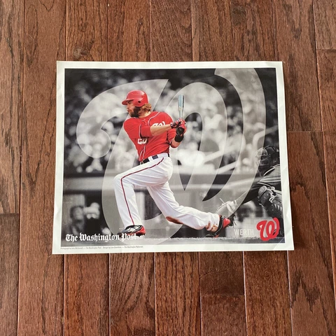 The Washington Post Washington Nationals Posters (Jayson Werth) Cover