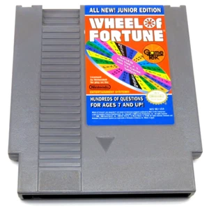 Wheel of Fortune: Junior Edition (NES, 1989) By Gametek (Cartridge Only) NTSC - Picture 1 of 10
