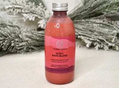 Espuma de baño hidratante The Body Shop mezcla de baño de bayas de 8,4 oz nueva Foto 1 de 4