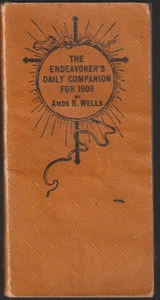 1906 Vintage Original The Endeavorer's Daily Companion Calendar / Booklet - Picture 1 of 6
