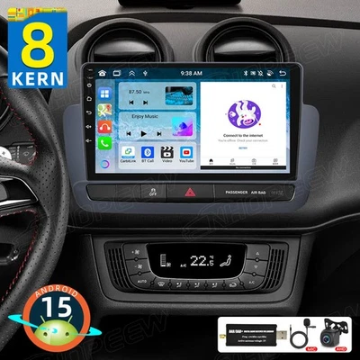 DAB+ 6+128G Android 15 Carplay Autoradio GPS Navi Für Seat Ibiza IV 6J 2009-2013 - Bild 1 von 4