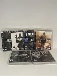 Call of Duty Game Lot (PS3) 6 Games Black Ops I II MW4 MW3 MW2 Ghosts - Picture 1 of 4
