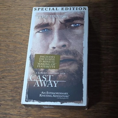 NWT 20th Century Fox Cast Away VHS Tape Special Edition Tom Hanks Film Movie - Image 1 of 4