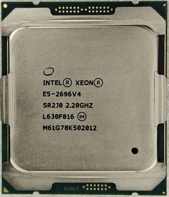 Intel Xeon E5-2696 V4 SR2J0 LGA2011-3 Server CPU Processor 2.2GHz 22C 44T 55MB - Image 1 of 2