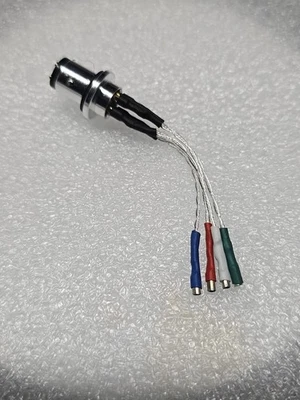 Turntable headshell 4pin connectors 5N Pure Silver litz leadwire 1.3 terminals - Image 1 of 3