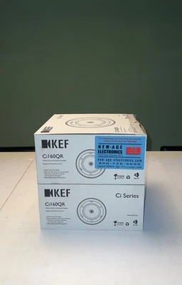 Brand New KEF Ci160QR X 2 In-Ceiling Speakers