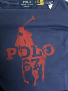 Polo Ralph Lauren 67 Pony Logo Classic Fit T-Shirt NWT Men’s XXL Authenticated - Picture 1 of 11