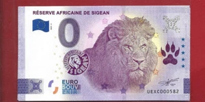 BILLET TOURISTIQUE EURO SOUVENIR 0 EURO - RRÉSERVE AFRICAINE DE SIGEAN 2023-2 - Picture 1 of 1