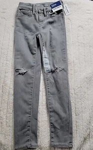 Gap Girls Size 7 Grey High Rise Rockstar Jeggings Adjustable Waist Jeans - Picture 1 of 4