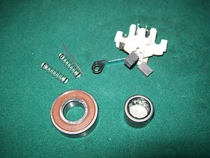 Kit de reparación de alternador 10DN Delco cepillos rodamientos 63-72 primeros Chevy GM Pontiac - Imagen 1 de 2