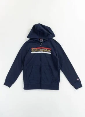 Sudadera Niño Champion De Algodón Con Capucha Forrada Full Zip 305976 BLI Azul - Imagen 1 de 2