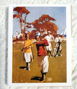 Obra de arte de golf a lo largo de la costa de California de Wood River Gallery Mill Valley-TARJETAS - Imagen 1 de 8
