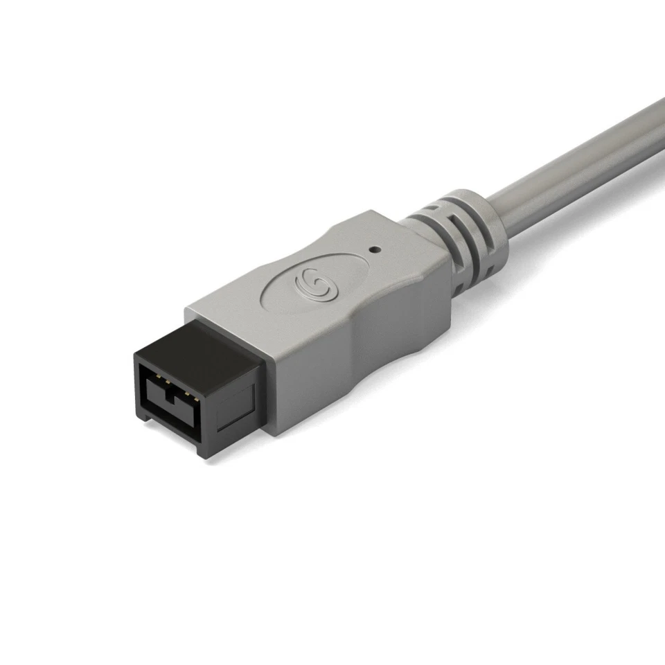 Firewire Cable IEEE 1394B 9 Pin Male to 9 Pin Male 1m (3ft) - GRAY - Image 1 of 1