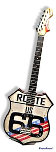 Matteacci's Route 66 shiel electric guitar - Foto 1 di 8