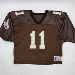 Vintage WYOMING COWBOYS Team Issued Pro Image Sz M Football Jersey Gonzalez Crop - Picture 1 of 10