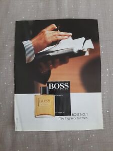 Publicité papier Parfum. Boss  de 1986 - Perfume Ad