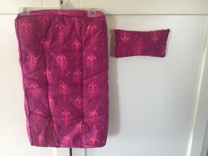 American Girl doll Julie Albright pillow mattress groovy canopy bed bedding EUC - Picture 1 of 10