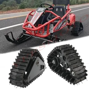 Pair Go Kart Buggy Quad Rear Wheel Snow Sand Tracks for UTV ATV Snowmobiles Bike - Picture 1 of 13