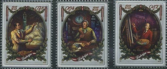 Letonia 2014 Centenario de la República de Letonia, Independencia, Arte, Pintura MNH** Foto 1 de 1