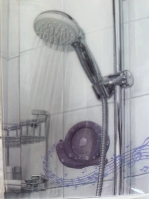 Sealed Pkg. Waterproof Vivitar Wireless Speaker IPX4 Small Purple Snail - Image 1 of 3
