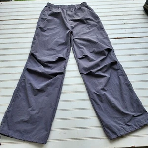 Derek Heart Active Windbreaker Pants Gray Elastic Waist Women's Sz L - Picture 1 of 10