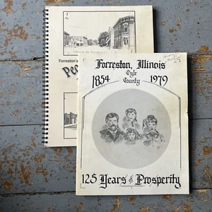 1979 & 2004 Forreston, IL History Books 125th & 150th Anniversary - Picture 1 of 10