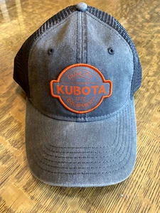 NWT KUBOTA Tractor skidsteer equipment baseball hat cap Z7 - Picture 1 of 4