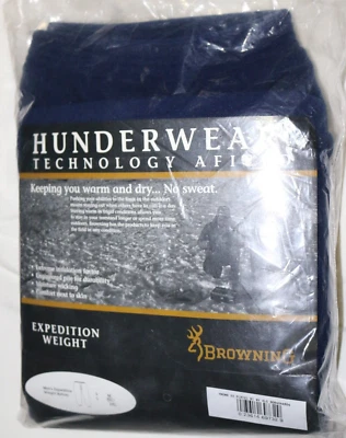 NEW w/TAG mens Browning XL hunting underwear Hunderwear polartek fleece bottom - Image 1 of 4