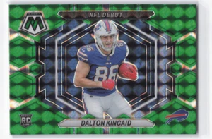2023 Panini Mosaic Dalton Kincaid NFL Debut Green Mosaic Prizm RC Bills #ND-20 - Picture 1 of 2