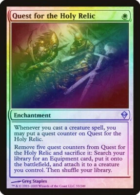 Quest for the Holy Relic FOIL NM Zendikar - Image 1 of 2