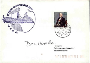 Bordpoststempel Öltank-Reinigungsschiff Schiff Ship JADE Schiffspost Shipletter - Picture 1 of 1