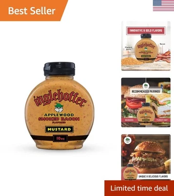 Deliciosa mostaza tocino ahumada de manzana de 10 oz - perfecta para salsas y untables Foto 1 de 4