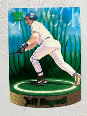 Jeff Bagwell Pacific Revolution en cubierta troquelado verde astros #10 2000 00 Foto 1 de 2