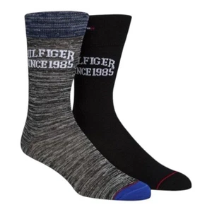 Tommy Hilfiger Premium Blend 2-Pack Logo Socks Size 7-12 NWT - Picture 1 of 3