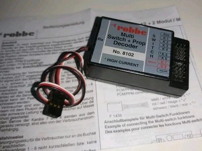 Robbe Futaba Multi-Switch Prop Decoder 12+2 8102 für F14 FC16 18 28 F 14 FC 16 - Bild 1 von 2