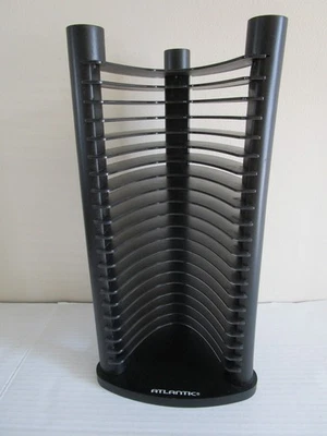 Atlantic 20 CD Tower Storage Rack Case Black - Image 1 of 4