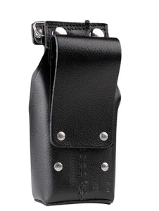 NNTN4117A- Skórzane etui Motorola z klamrą do paska, pierścieniami D i paskiem T - Zdjęcie 1 z 4