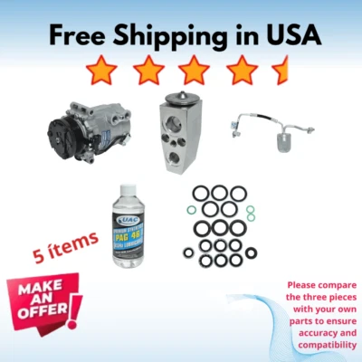 Compressor & Valve A/C Fit Saturn Vue 2005-2007 - Image 1 of 4