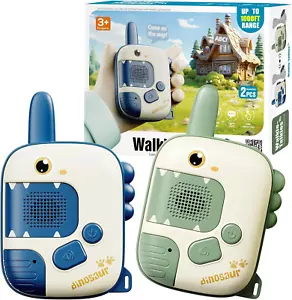 Kids Walkie Talkies Toys for Boys:Dinosaur Toys 2 Pack Birthday Gifts for 3 4 5- - Picture 1 of 12