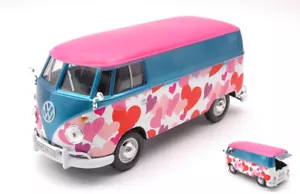 Modellino auto scala 1/24 VW TYPE 2 T2 T1 DELIVERY VAN diecast modellismo sta... - Foto 1 di 1