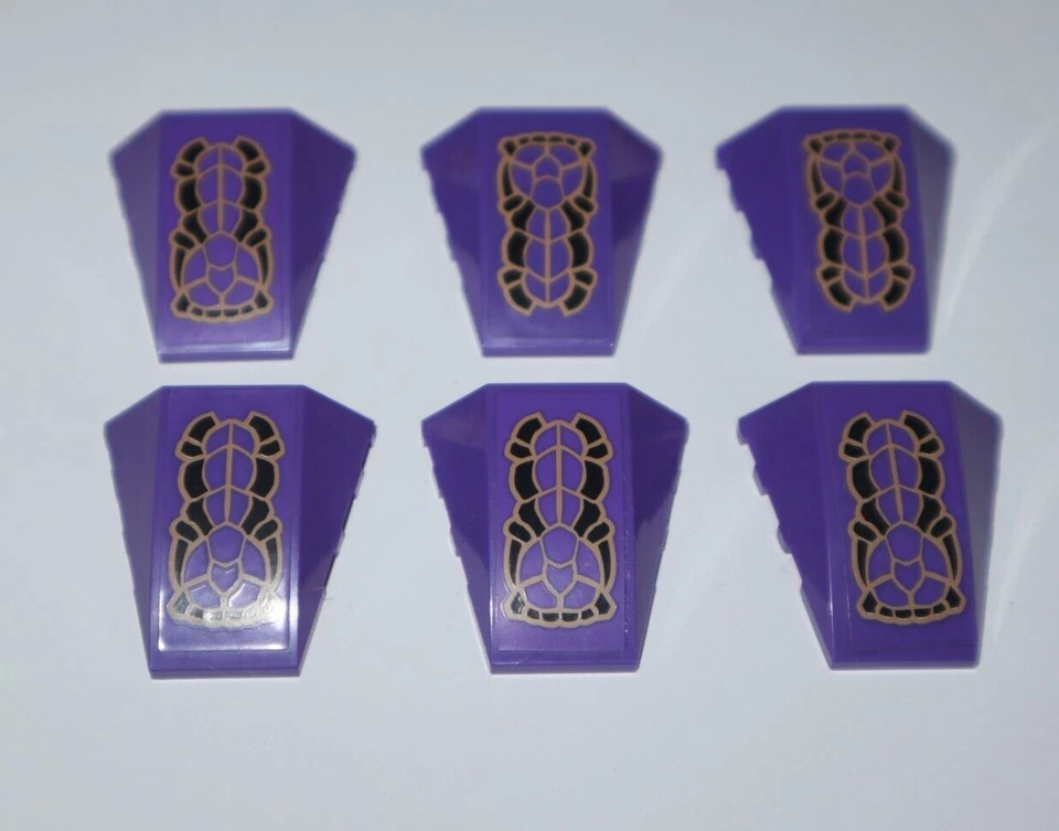 Lego ® Lot 6 Pièces Capot Violet avec Stickers Ninjago Serpent 47753 - Photo 1/1