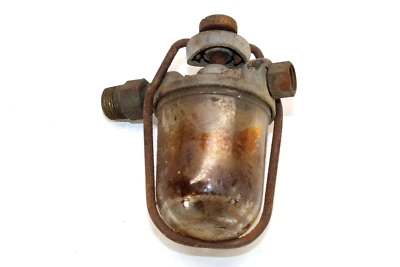 Filtro de combustible Carter vintage con cuenco de vidrio 2146397 Foto 1 de 4