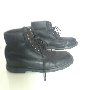 Coleman Workwear Mens 14 M Work Safety Boots Black Mid Lace Up Thermolite - Picture 1 of 7