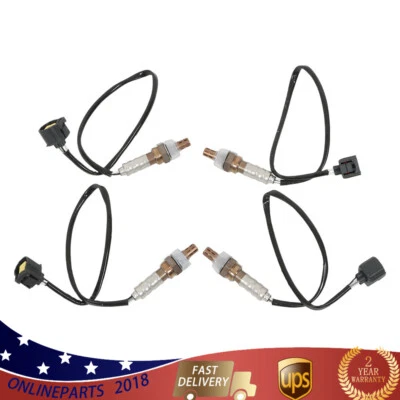 Conjunto de 4 sensores de oxigênio O2 upstream e downstream para Jeep Liberty 2002-2003 V6 V8 - Imagem 1 de 4