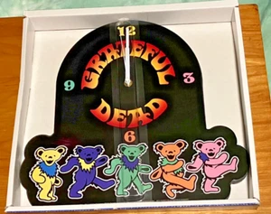 Reloj de pared Grateful Dead Dancing Bears BIOWORLD 2021 en caja original - Nuevo en caja con defectos - Imagen 1 de 11