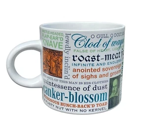 Taza de café Shakespeare Insults The Unemployed Philosophers 2013 12 OZ - Imagen 1 de 6
