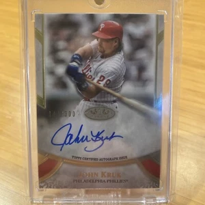 2021 Topps Tier One Prime Performers John Kruk On Card Auto Phillies #’d /300 - Picture 1 of 2