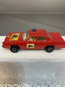 Vintage Rare Blue Light Matchbox Lesney Superfast No 59 or 73 Fire Chief Mercury - Picture 1 of 7